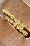 Osvag India_Gold Plated Crystals, Stones Polki Embellished Bangle - Single Pc _Online_at_Aza_Fashions