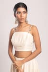 Buy_Avaha_Off White Dola Silk Placement Embellished Cowrie Adima Lehenga With Blouse 