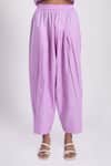 Shop_Avaha_Purple Cambric Poplin Solid Yati Pastel Salwar _Online_at_Aza_Fashions