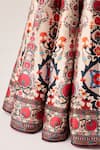 Buy_Rajdeep Ranawat_Multi Color Silk Dupion Printed Florette Leela Skirt And Shirt Set  