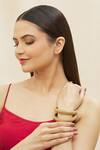 The Bling Girll_Gold Plated Carved Bangle - Set Of 2_Online_at_Aza_Fashions