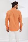 Shop_HeSpoke_Orange 100% Pure Cotton Printed Confetti Funfair Shirt _at_Aza_Fashions