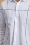 Shop_HeSpoke_White 100% Pure Cotton Stripe Gimmick Pleated Shirt  _Online_at_Aza_Fashions