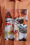 Shop_HeSpoke_Orange 100% Pure Cotton Printed Melange Shirt _Online_at_Aza_Fashions