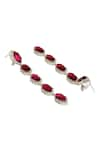 Buy_Curio Cottage_Stones Garnet Grandeur Duster Earrings _Online_at_Aza_Fashions