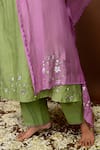 Shop KKANYAAH Green Handloom , Silk, Embroidery Keyhole Blossom Kurta Pant Set at Aza Fashions Shop_KKANYAAH_Green Handloom , Silk, Embroidery Keyhole Blossom Kurta Pant Set _at_Aza_Fashions