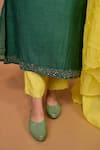 Shop KKANYAAH Green Handloom , Silk, Embroidery, Embellished Ombre Kurta Pant Set Online at Aza Fashions Shop_KKANYAAH_Green Handloom , Silk, Embroidery, Embellished Ombre Kurta Pant Set _Online_at_Aza_Fashions