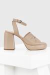 Buy_Oroh_Beige Prato Ruched Strap Block Heels_Online_at_Aza_Fashions
