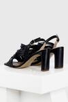 Shop_Oroh_Black Napoli Weaved Coil Heels_at_Aza_Fashions