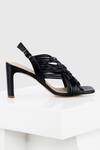 Buy_Oroh_Black Napoli Weaved Coil Heels_Online_at_Aza_Fashions