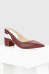 Buy_Oroh_Maroon Embroidery Pisa Pointed Toe Pump Heels_at_Aza_Fashions