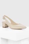 Buy_Oroh_White Embroidery Pisa Pointed Toe Leather Pump Heels_at_Aza_Fashions