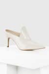 Buy_Oroh_White Parma Leather Pointed Toe Pumps _at_Aza_Fashions