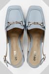Oroh Blue Buckles Horse Shoe Slingback Pumps Online at Aza Fashions Oroh_Blue Buckles Horse Shoe Slingback Pumps _Online_at_Aza_Fashions