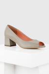 Buy_Oroh_Grey Siero Solid Block Heeled Peep Toes_at_Aza_Fashions