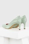 Shop_OROH_Green Thread Alicante Leather Pump Heels _at_Aza_Fashions