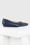 Buy_OROH_Blue Monza Leather Ballerina _Online_at_Aza_Fashions