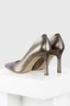 Shop_OROH_Grey Thread Pointed Toe Pump Heels _at_Aza_Fashions