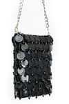 Shop_SG Collection by Sonia Gulrajani_Black Sequin Penny Shimmy And Bead Tassel Sling Phone Bag _at_Aza_Fashions