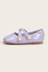 Shop_Ninobello_Purple Pearl Embellished Bellies  _at_Aza_Fashions