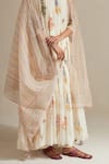 Shop_Upavita_Off White Anarkali Cotton Chanderi Hand Block Floral Print Tiered Set _Online_at_Aza_Fashions