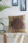Buy_Mid July Home_Beige Velvet Dots Print Nature-inspired Cushion Cover_at_Aza_Fashions