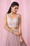 Buy_Alaya Advani_Pink Lehenga Georgette Embroidered Sequin Square Embellished Set _Online_at_Aza_Fashions