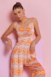 NOIB_Multi Color Modal Satin Print Hourglass Sweetheart Chloe Jumpsuit  _Online_at_Aza_Fashions