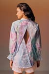 Shop_NOIB_Multi Color Cotton Printed Paisley Collared Aria Shirt _at_Aza_Fashions