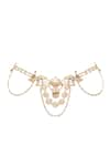 Buy_Anita Dongre_Gold Plated Zircon Nazakat Pearl And Stone Embellished Kamarbandh _at_Aza_Fashions