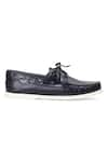 Domani_Black Lucia Boat Shoes _Online_at_Aza_Fashions