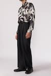 Buy_Line out line_Black Cotton Solid Pyjama Pant  _at_Aza_Fashions