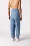 Buy_Line out line_Grey Cotton Plain Baggy Pant  _Online_at_Aza_Fashions