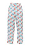 Buy_tara and i_Multi Color Tencel Linen Printed Floral Collar Faraway Shirt And Pant Set_Online_at_Aza_Fashions