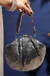 Buy_House of Webhin_Black Nalki Embellished Batua Bag Wiith Handle _at_Aza_Fashions