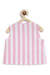 Buy_Tiber Taber_Pink 100% Cotton Woven Striped Little Champ Jhabla Set 