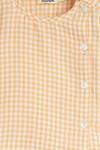 Shop_Tiber Taber_Orange 100% Cotton Woven Checkered Jhabla Set _Online_at_Aza_Fashions