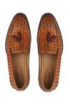 Buy_Ivrah_Brown Basket Weave Slip Ons _Online_at_Aza_Fashions