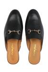 Shop_Ivrah_Black Robert Argentine Cow Crust Leather Mules_Online_at_Aza_Fashions