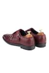 Buy_IVRAH_Brown Anzio Bordo Double Strap Shoes _Online_at_Aza_Fashions