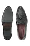 Buy_IVRAH_Black Falcon Basketweave Textured Shoes _Online_at_Aza_Fashions