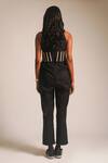 Shop_ATBW_Black Cotton Dori Halter Neck Work Jumpsuit _at_Aza_Fashions