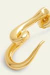 Buy_Isharya_Gold Plated Slither Carved Hoops_Online_at_Aza_Fashions