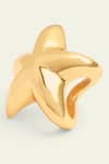 Shop_Isharya_Gold Plated Star Shaped Ear Cuffs_at_Aza_Fashions