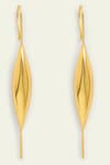 Shop_Isharya_Gold Plated Bubble Shaped Two Way Earrings_at_Aza_Fashions