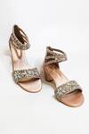 Shop_The Alter_Rose Gold Rhinestones Bella Embellished Block Heels 