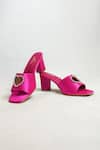 Buy_THE ALTER_Pink Stone Sweetheart Embellished Slip-on Heels_Online_at_Aza_Fashions
