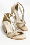 Buy_The Alter_Beige Crystals Angela Embellished Strappy Heels _Online_at_Aza_Fashions