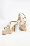 Buy_The Alter_Beige Rhinestones Kiara Embellished Platform Stilettos _at_Aza_Fashions