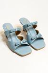 The Alter_Blue T-shaped Bow Stilettos _Online_at_Aza_Fashions